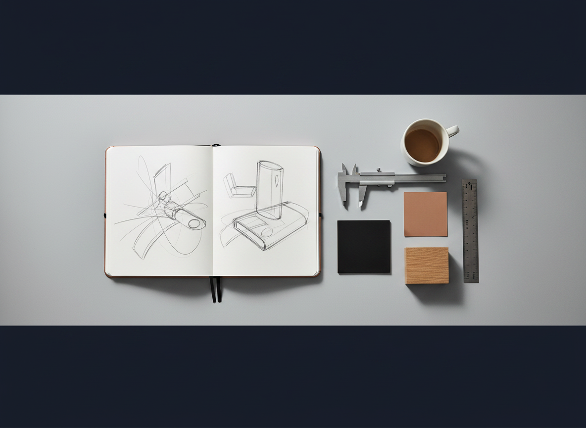 Product development workspace top-down